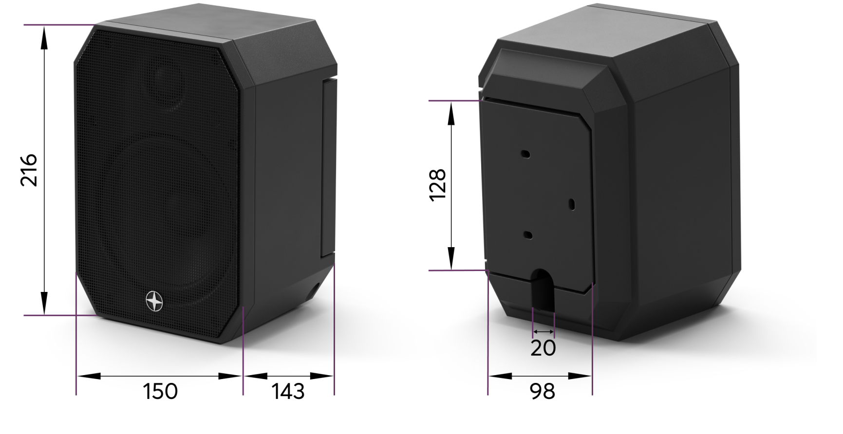 Satellite Ｌoudspeaker System TOA™ PC-1860 Ceiling Speaker [Y144] – SysAway